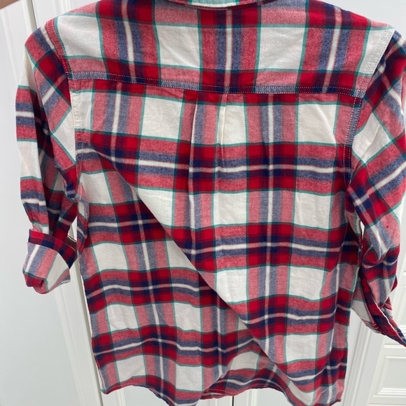 Plaid boys button up never worn NWOT - Picture 3 of 4